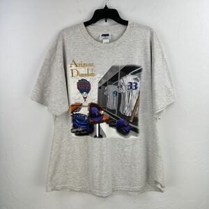 Vtg‎ CSA Nutmeg Mills T-shirt Mens XL Arizona Diamondbacks Embroidered 1998